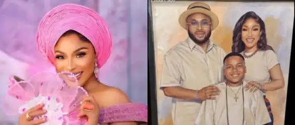 “Are They Back Together?”- Tonto Dikeh Raises Eyebrows With Emotional Prayer Post And Family Photo