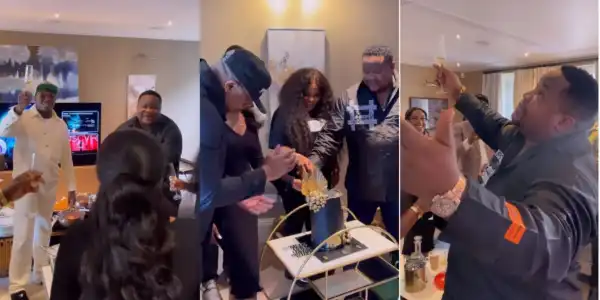 Cubana Chief Priest joyful as Pastor Tobi holds lavish birthday party for him in UK