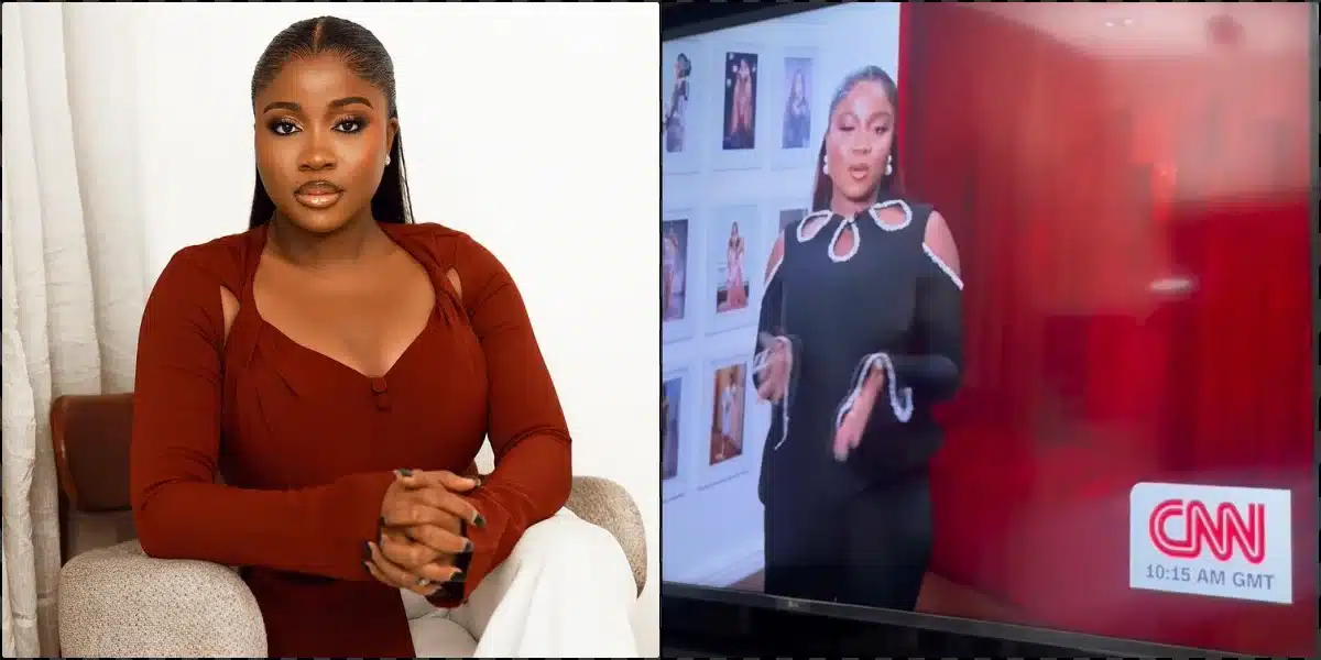 Veekee James emotional as she features on CNN, recounts grass to grace