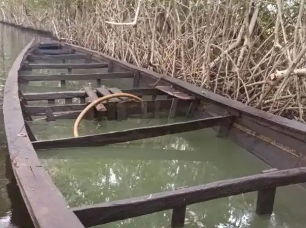 Boat Conveying Illegal Crude Set Ablaze In Delta