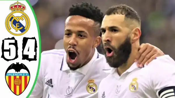 Real Madrid vs Valencia 5 - 4 (Super Cup 2023 Goals & Highlights)