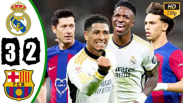 Real Madrid vs Barcelona 3 - 2 (Laliga 2024 Goals & Highlights)