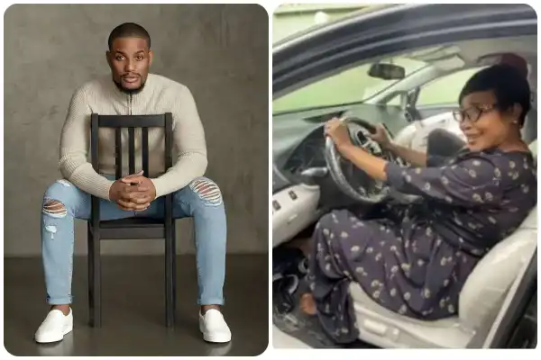 Alexx Ekubo Gifts His Mum A Car (Photos)