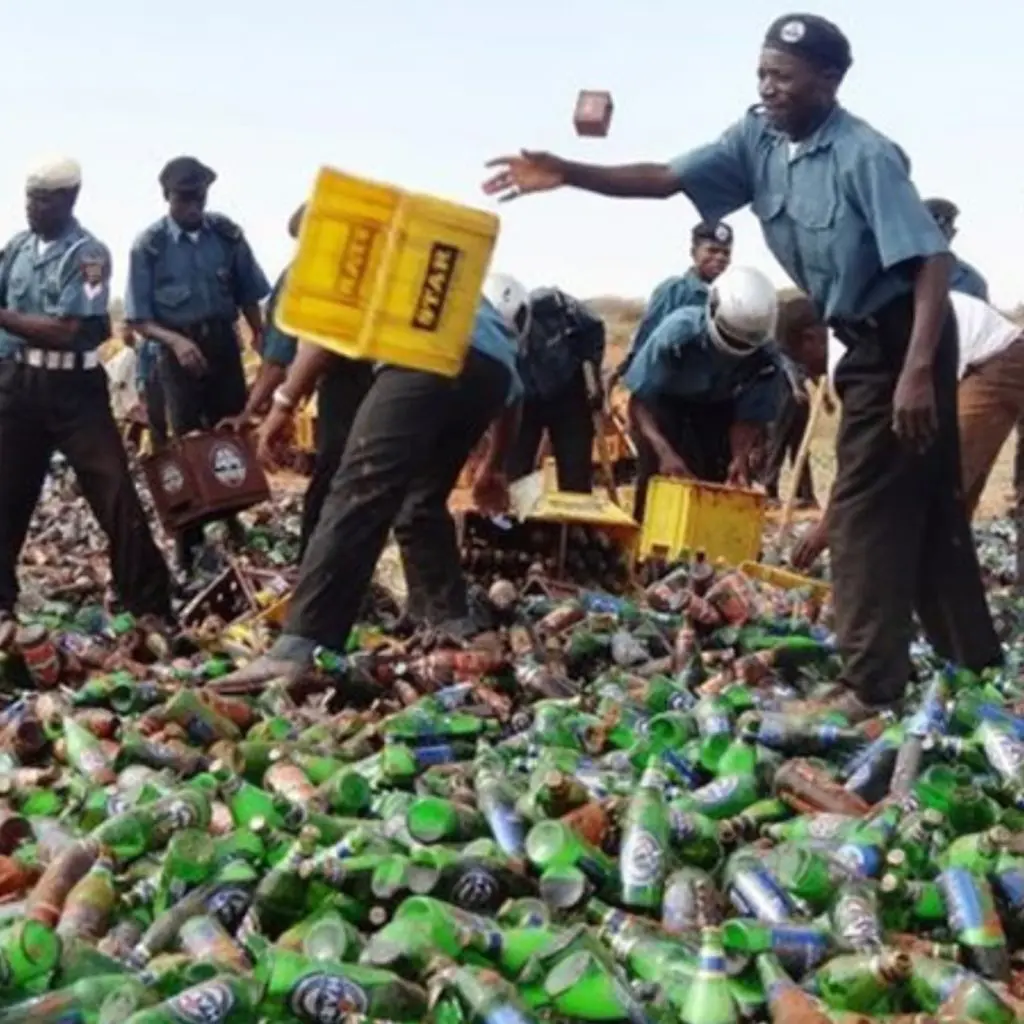 Hisbah destroys 170 bottles of confiscated liquor in Yob
