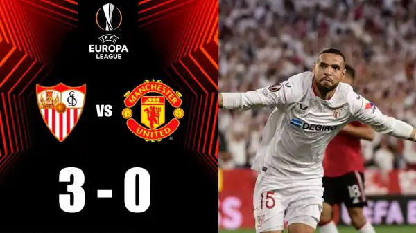 Sevilla vs Manchester United 3 - 0 (Europa League 2023 Goals & Highlights)