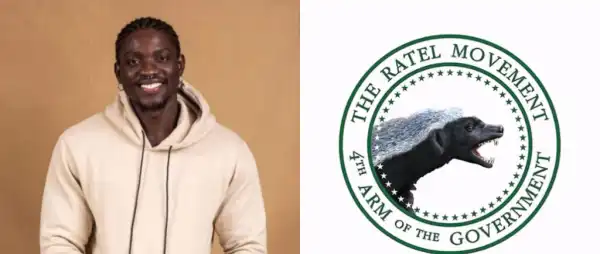 “Darki The Great”- VeryDarkMan Unveils Ratel Movement Logo; Jojo Flele And Fans React