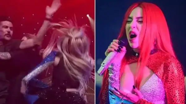 Singer Ava Max Slapped Onstage By Fan