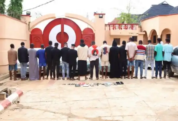 18 Suspected Internet Fraudsters Arrested At Their Hideout In Lokoja