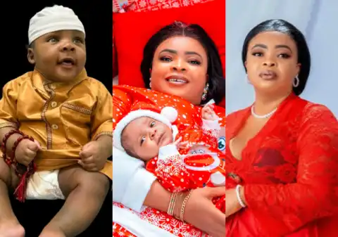 Actress Dayo Amusa Celebrates Son’s 4-Month Milestone After Battling Infertility