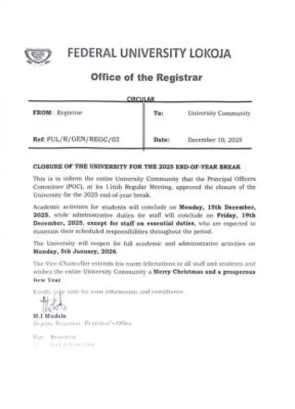 FUKOKOJA announces end of year break, 2025