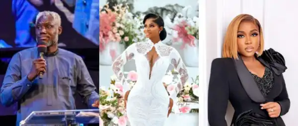 Pastor Slams Veekee James For Claiming Holy Spirit Inspired Her To Make Priscilla Ojo’s Wedding Gown