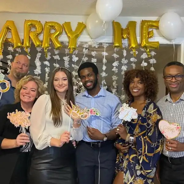 Actress Omoni Oboli Pens Lovely Note to Son, Tobe As He Gets Engaged (Photos)