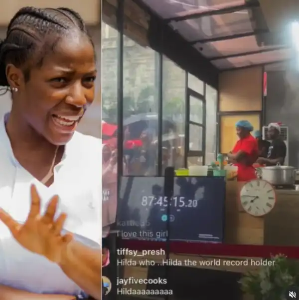 Nigerian chef, Hilda Bassey, surpasses Guinness world record for longest cooking hours by an individual