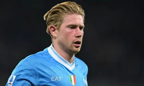 Serie A: De Bruyne clears air on trying to leave Napoli