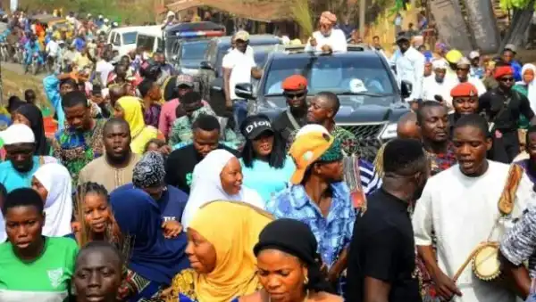 Osun: Oyetola Leads Road Procession To Celebrate Victory (Photos)