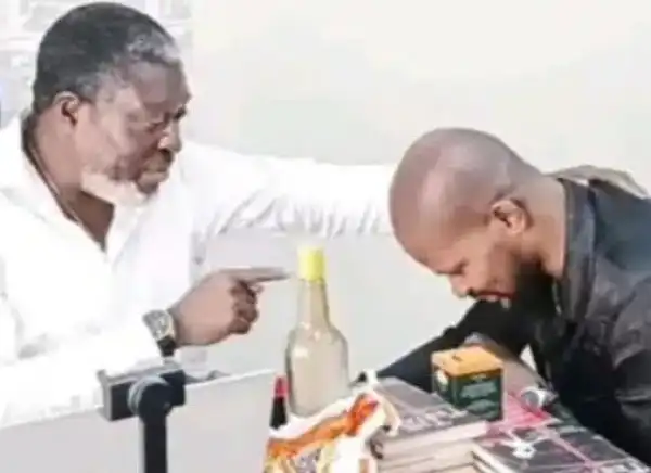 Kanayo O. Kanayo Gifts Uche Maduagwu N2 million After Visiting And Apologising To Him