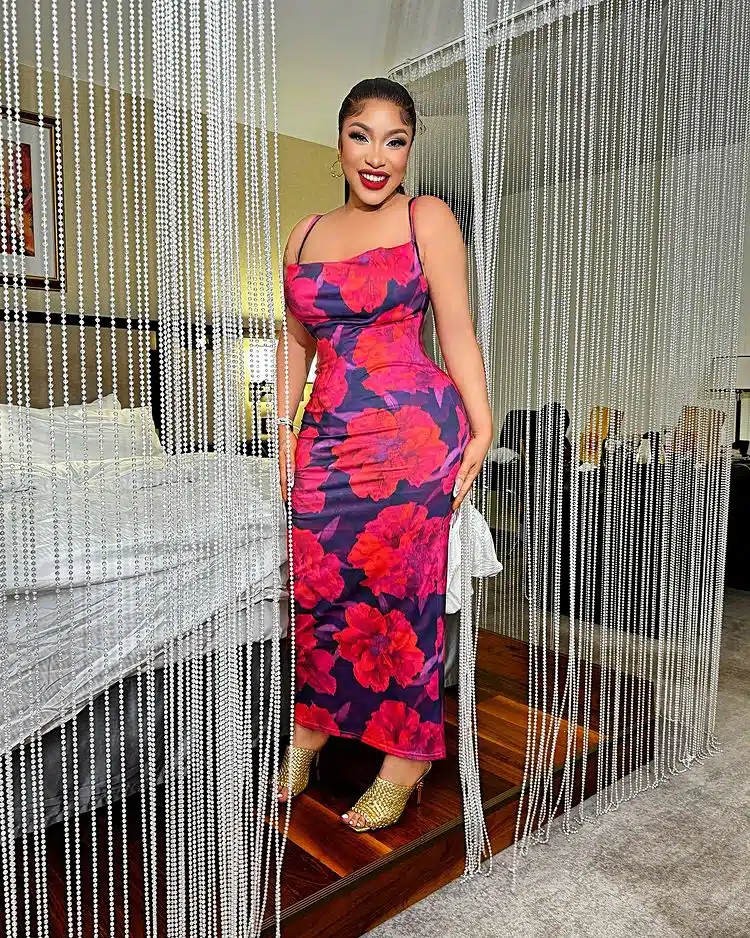 Tonto Dikeh emotional as she gets N10M as 39th birthday gift