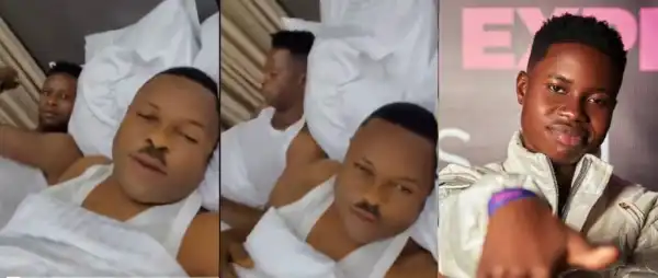 “Which Kind Setting Be This?”- Peller’s Father Sparks Reactions With Video Of Him In Bed With Another Man