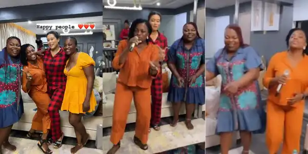 Iyabo Ojo, Mercy Aigbe react as Funke Akindele returns to normal life (video)