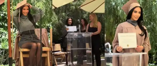 Kim Kardashian Completes Law Program After 6 Years
