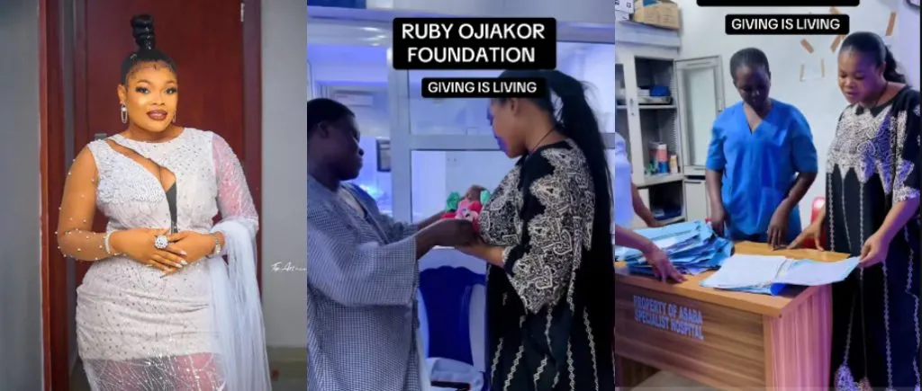 Ruby Ojiakor Pays ₦320K Hospital Bill For Newborn, Emotional Video Goes Viral
