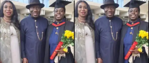 Goodluck Jonathan, Alleged Second Wife Attends Daughter’s Graduation in the UK