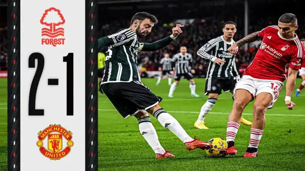 Nottingham vs Man United 2 - 1 (Premier League Goals & Highlights)