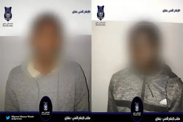 Pictorial: Nigerian, three others arrested for running prostitution ring in Libya