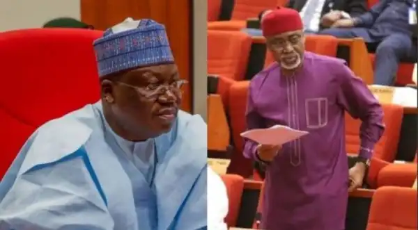 Lawan Forgets Abaribe’s Resignation Letter At Home