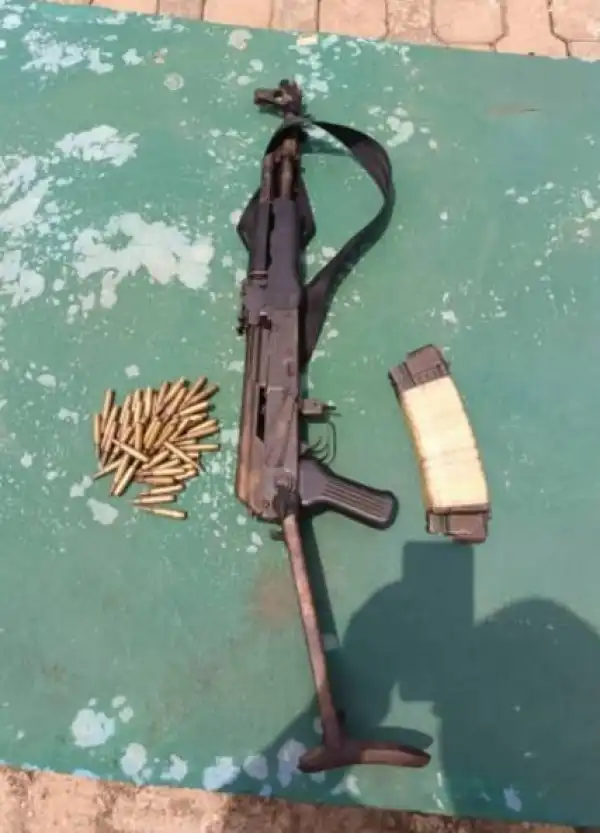Anambra Police Recover AK-47 rifle, 2 Loaded Magazines From Fleeing Kidnappers