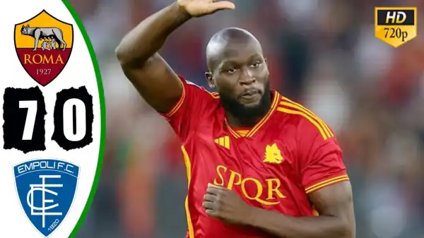 Roma vs Empoli 7 - 0 (Serie A Goals & Highlights)
