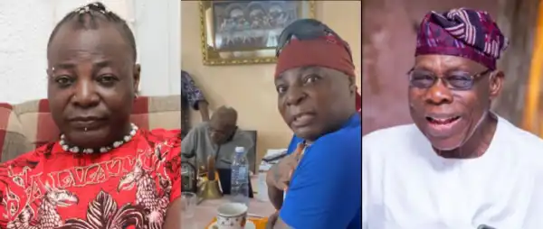 “Father Of Fathers”- Charly Boy Hails Obasanjo As They Spend Independence Day Together