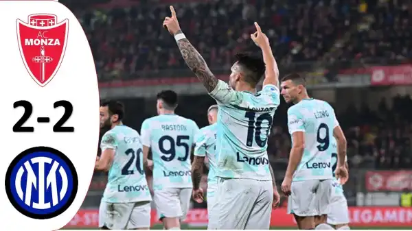 Monza vs Inter Milan 2 - 2 (Serie A 2023 Goals & Highlights)