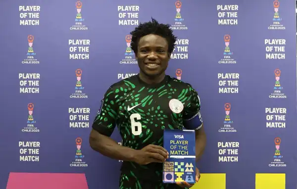 2025 U-20 W/Cup: Bameyi named MOTM in Flying Eagles’ win over Saudi Arabia