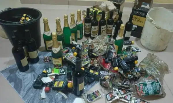 Delta Police discovers warehouse of suspected adulterated beverages, arrests driver