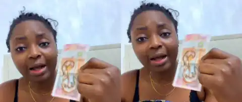 “I Thought It Was Fake!”- Nigerian Lady Reacts After Seeing Strange £10 Note In England
