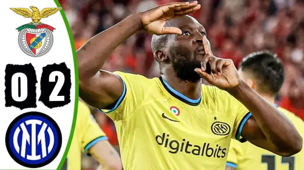 Benfica vs Inter 0 - 2 (Champions League 2023 Goals & Highlights)