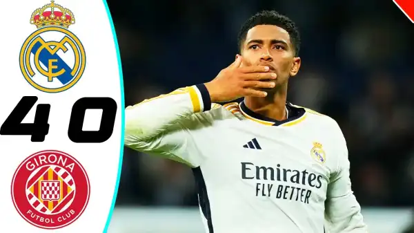 Real Madrid vs Girona 4 - 0 (Laliga 2024 Goals & Highlights)