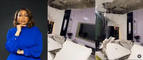 Bibi Sonye Breaks Silence After POP Ceiling Fell In Her Sitting Room
