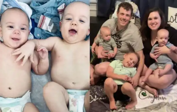 Mum Gives Birth To Miracle Twins After Becoming Pregnant While Already Pregnant (Photos)