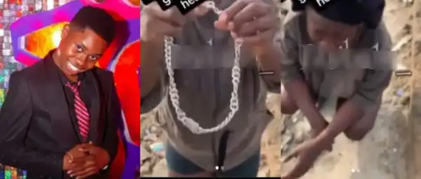 Drama As Lady Accuses Peller Of Gifting Fake Chain