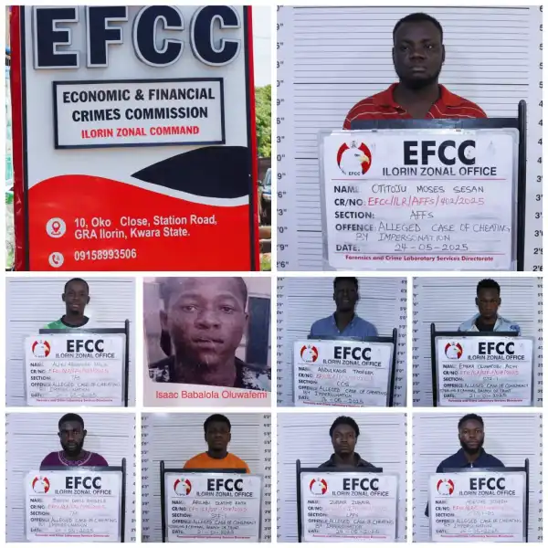 Nine internet fraudsters jailed in Kwara