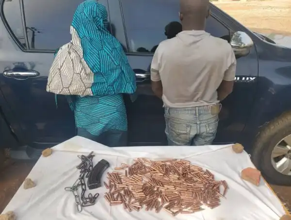 Police Arrest Two Gunrunners, Recover 325 Rounds Of Live Ammunition, AK47 Rifles In Zamfara