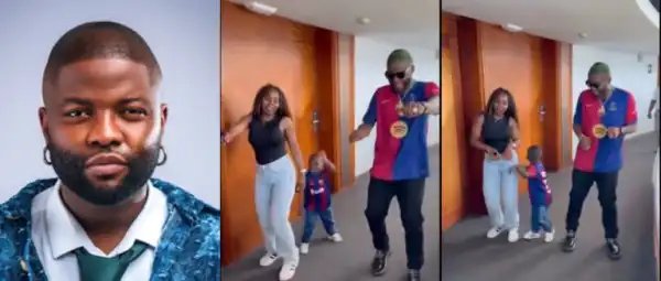 Skales And Lamine Yamal’s Mum Groove To “Shake Body” In Viral Dance Video