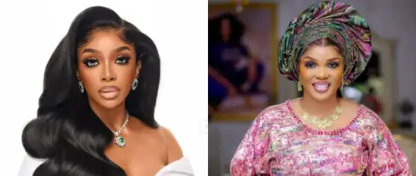 Chioma Ikokwu Comforts Iyabo Ojo Following Fire Incident