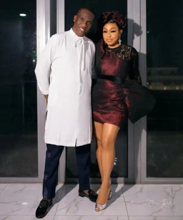 Rita Dominic’s Husband, Fidelis Called Out, Accused Of Having Romantic Relationships With Two Nollywood Actresses