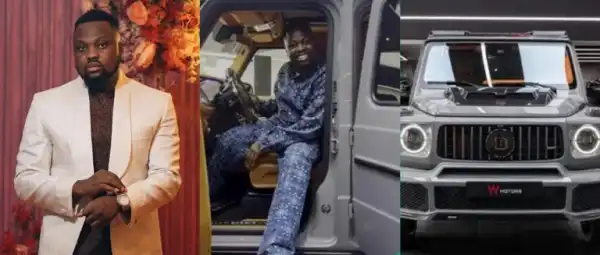 “Dreams Come True”- Egungun Of Lagos Celebrates As He Buys Brand New G-Wagon Brabus