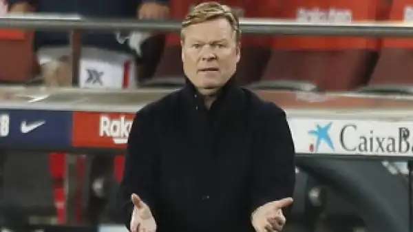 Barcelona coach Koeman slams lack of contact from board