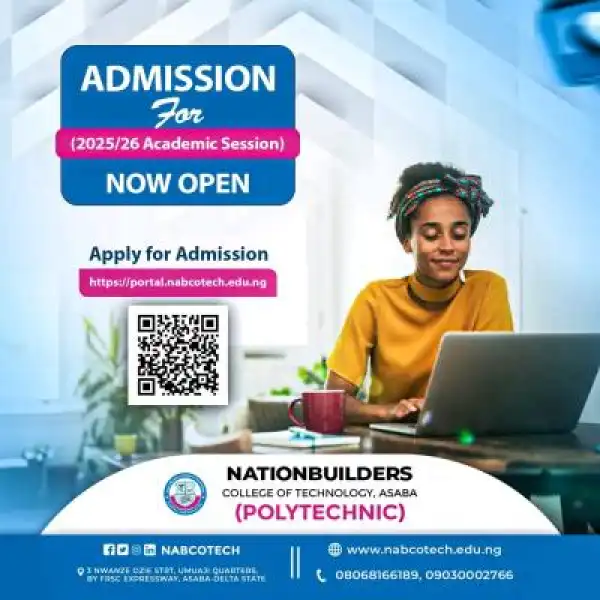 NationBuilders College of Health Tech, Asaba releases admission form, 2025/2026