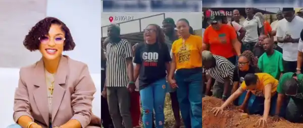 Tonto Dikeh Stirs Reactions As She Shares Video From Her Church Building Site